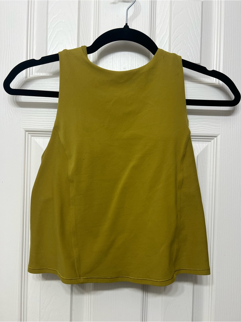 lululemon green athletic tank top size 4
